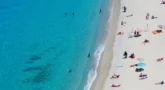 basking on the Cancun beach